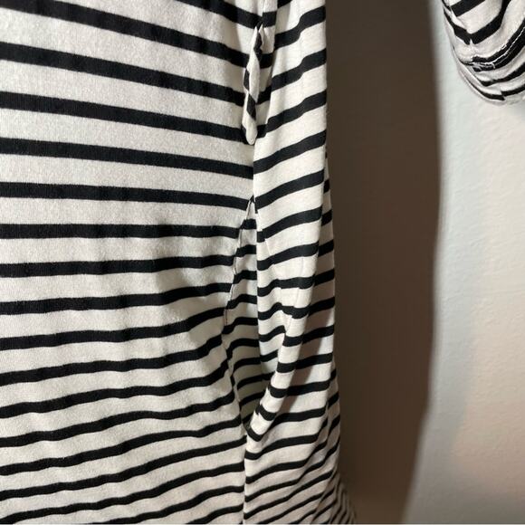 Maison Du Soir Revolve Striped Short Sleeve Duster Robe Swim Cover Small - Picture 6 of 6